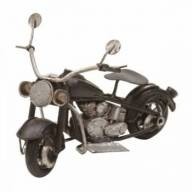 Mini Motocicleta de Metal Decorativa